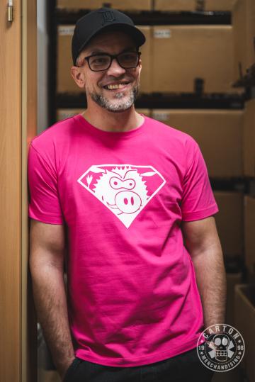 Zdjęcia produktu Koszulka 4DZIKI SUPER DZIK pink