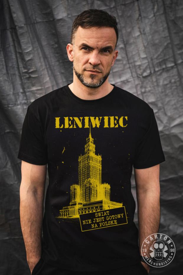 Koszulka LENIWIEC ŚWIAT NIE JEST GOTOWY NA POLSKĘ