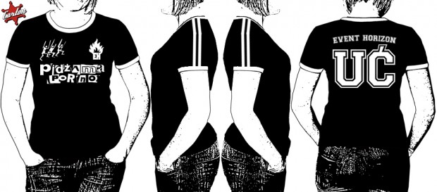 Koszulka damska PIDŻAMA PORNO UĆ black