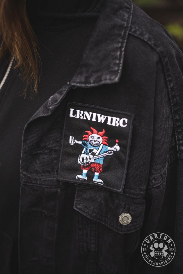 Zdjęcia produktu Naszywka LENIWIEC PUNK ROCK I BRAWURA