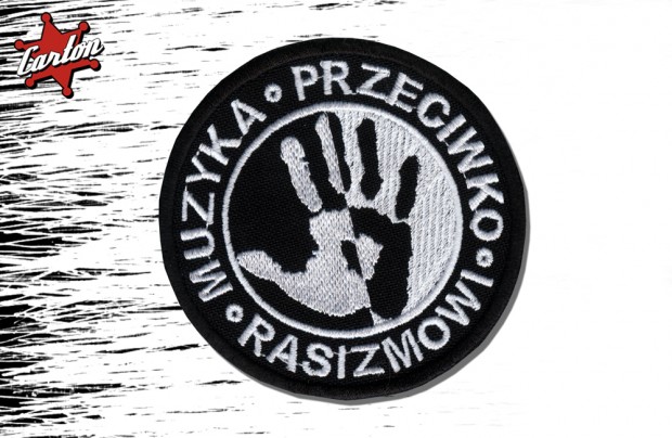 Naszywka MUZYKA PRZECIWKO RASIZMOWI LOGO