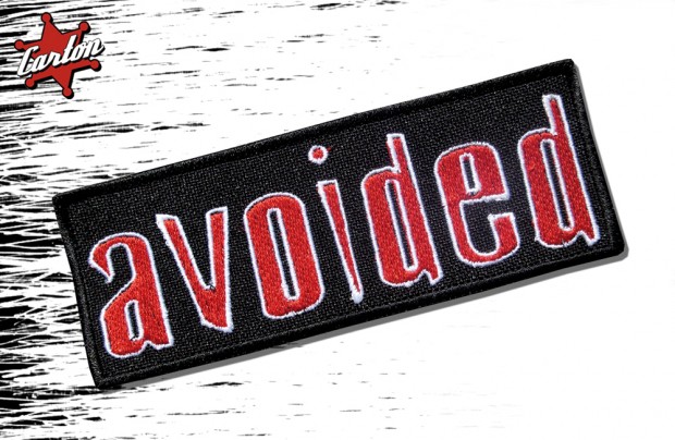 Naszywka AVOIDED DESIGNED FOR YOU TO GET UP