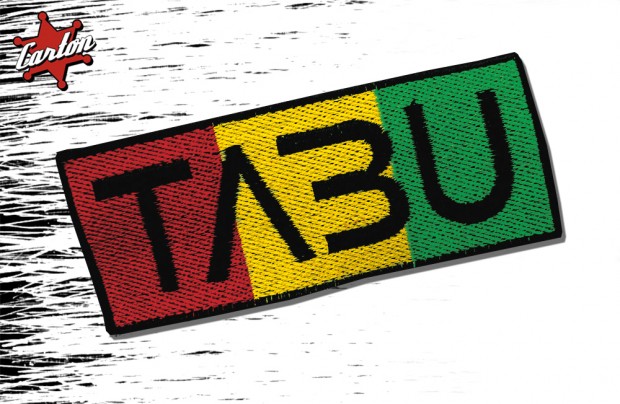 Naszywka TABU LOGO RASTA