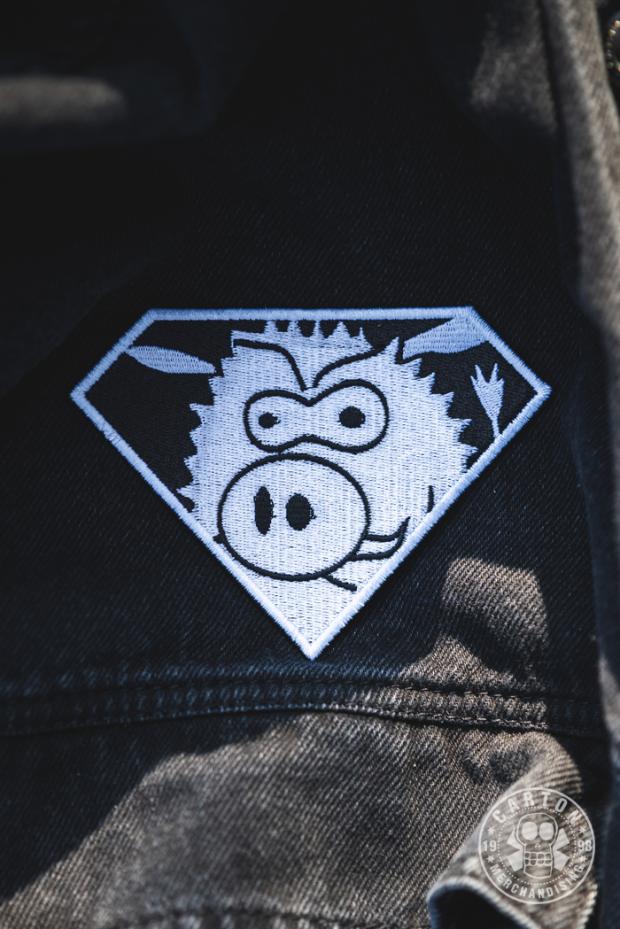 Naszywka 4DZIKI RYJ DZIKA black