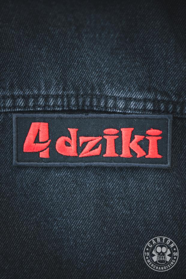Naszywka 4DZIKI LOGO red