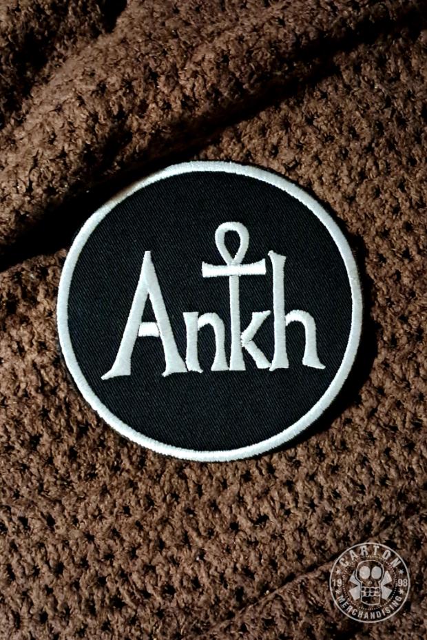 Naszywka ANKH CIRCLE white