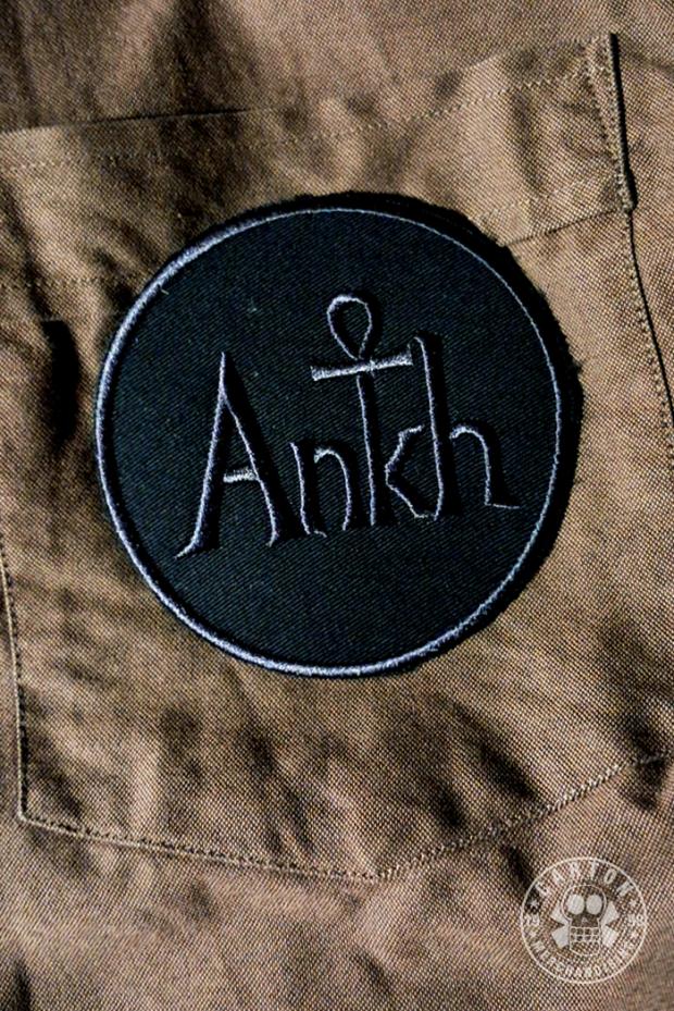 Naszywka ANKH CIRCLE graphite