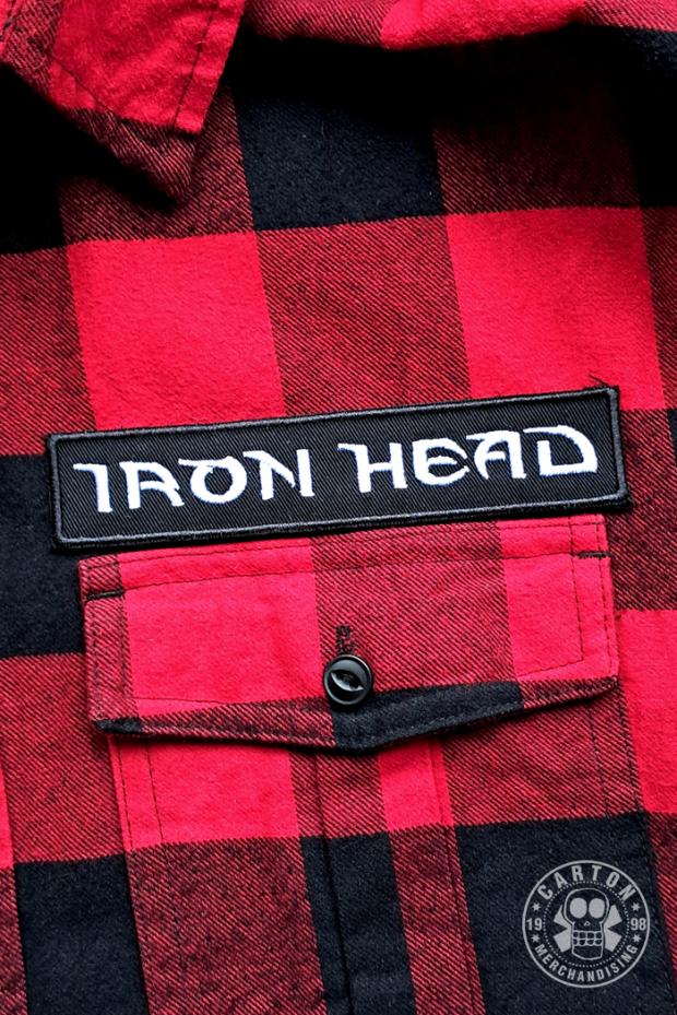 Zdjęcia produktu Naszywka IRON HEAD LOGO white